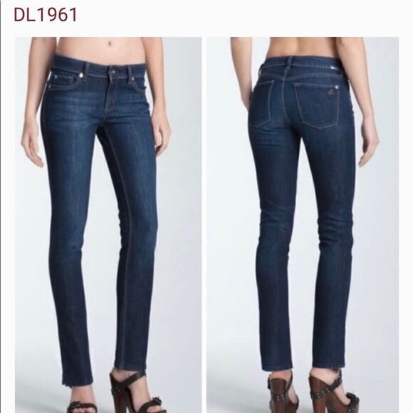 DL1961 Angel Mid-rise Skinny Bolt Wash Jeans - Picture 5 of 12